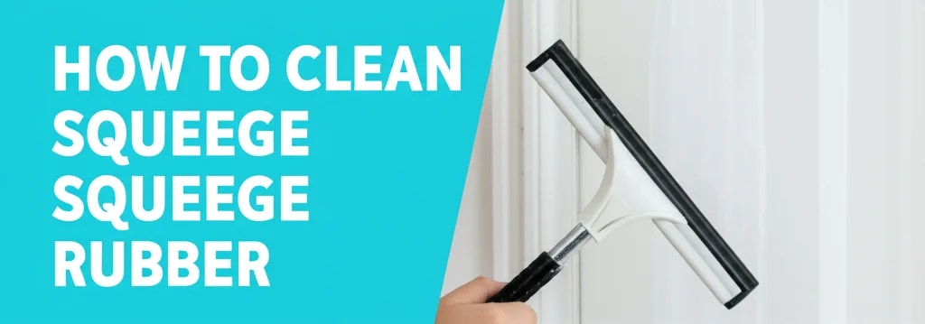 how to clean squeegee rubber — Be A Cleaner