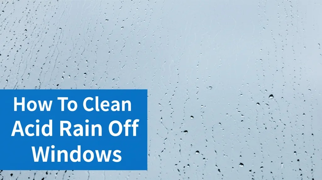 How To Clean Acid Rain Off Windows — Be A Cleaner
