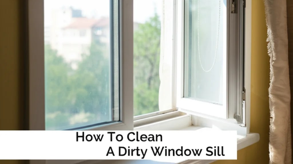 How To Clean A Dirty Window Sill — Be A Cleaner