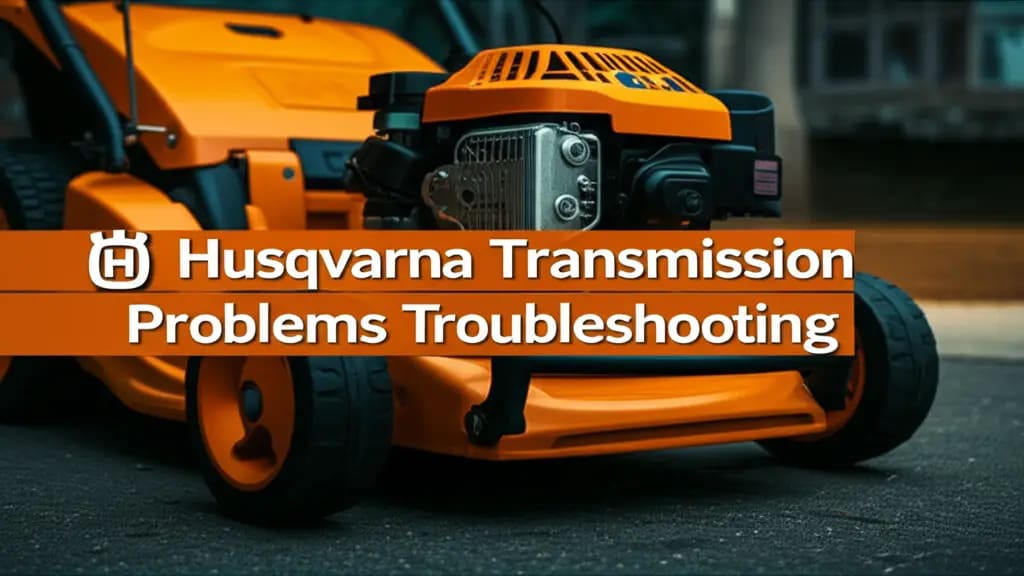 Husqvarna Transmission Problems Troubleshooting Tips And Solutions ...