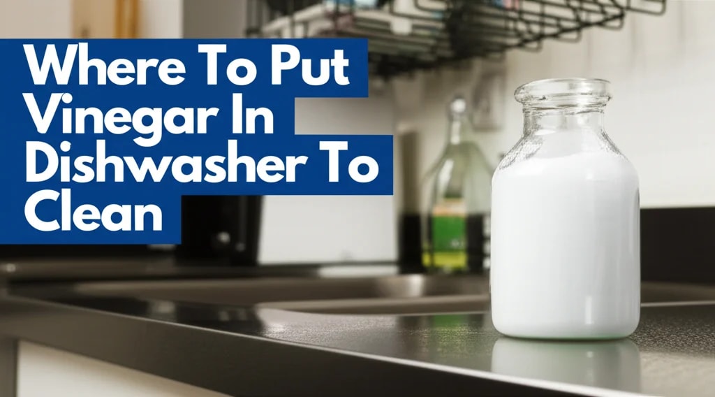 Where To Put Vinegar In Dishwasher To Clean — Home Essentials Guide (HEG)