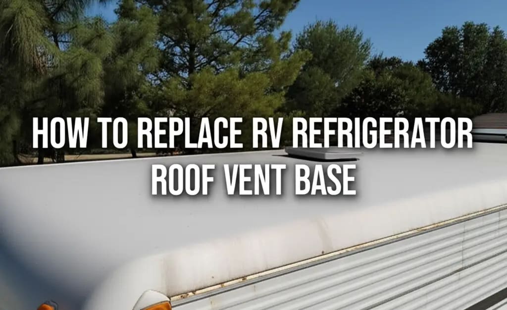 How To Replace Rv Refrigerator Roof Vent Base — Home Essentials Guide (HEG)
