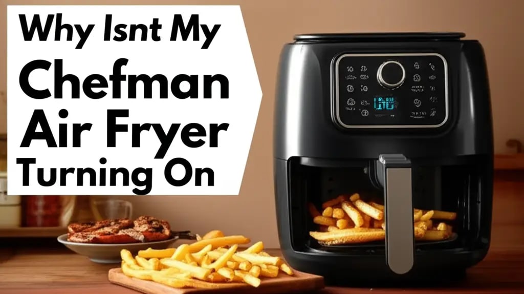 When the air fryer turns on but does not heat
