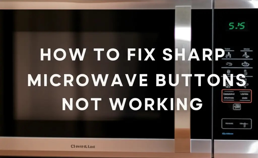 How To Fix Sharp Microwave Buttons Not Working — Home Essentials Guide ...