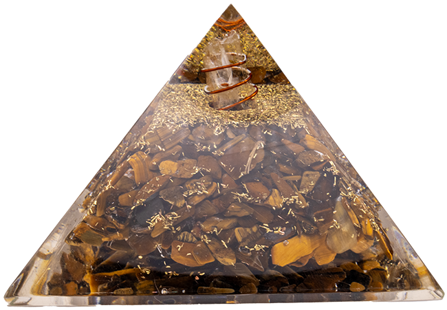 Tigers Eye Pyramid
