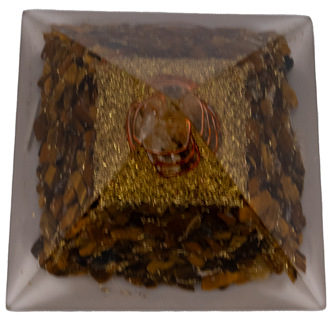 Tigers Eye Pyramid