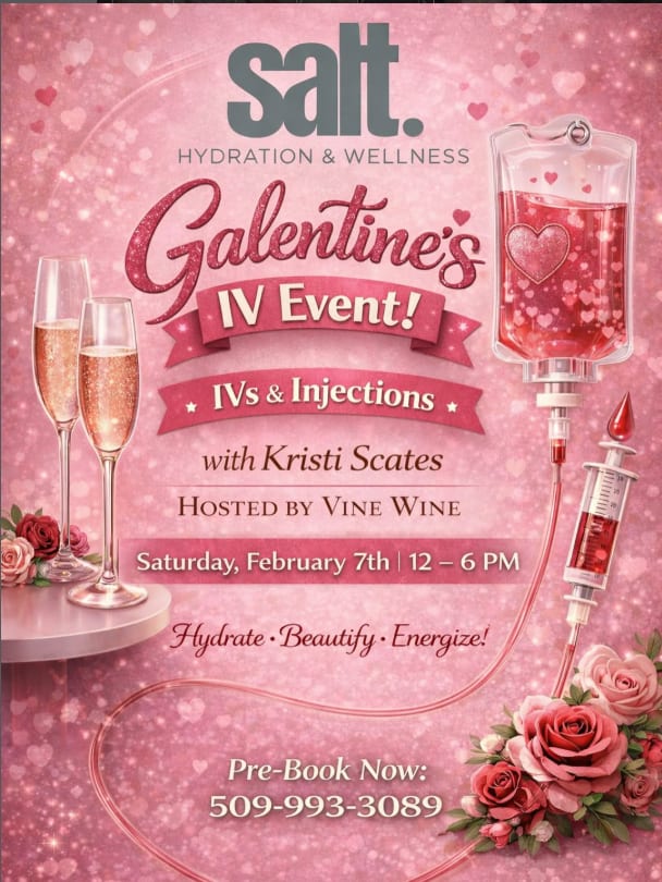 Salt. Hydration & Wellness - Galantine's IV Event!