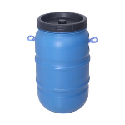 პლასტმასის ორმაგი ბიდონი თავსახურით 120 ლ