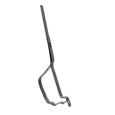 საწვიმარი ღარის სამაგრი 2მმ მოთუთიებული დაფარული საღებავით RAL 8019