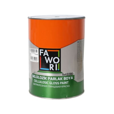 2.5 კგ ნიტრო საღებავი პრიალა შავი FWR CELL.GLOSS PAINT 2.5KG