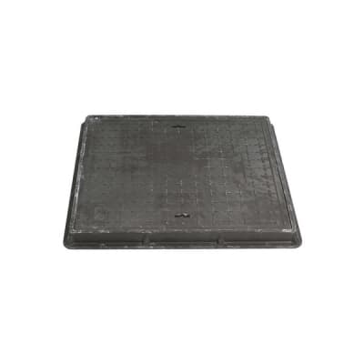 საკანალიზაციო ჭის თავსახური 700X700X40 (MEDIUM)