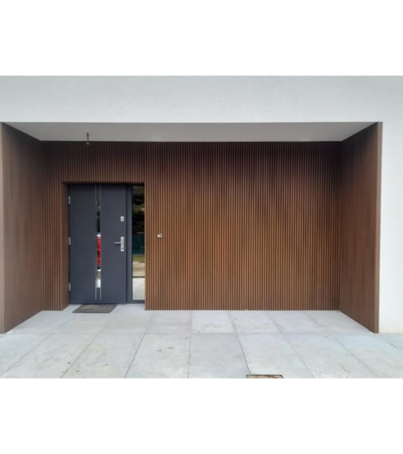 პლას. კედლის პანელი დეკი #219H26-A ფერი #GJ-003 Teak