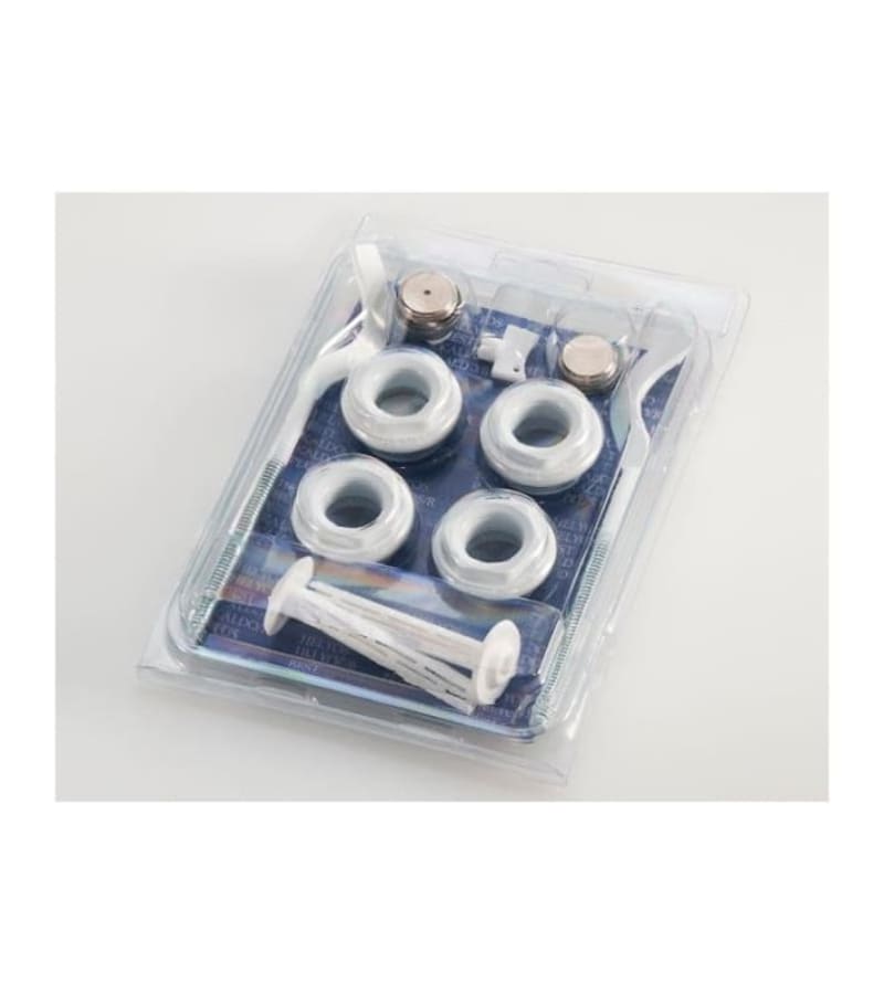 ალუმინის სექციური რადიატორის სამაგრი კომპლექტი ფერი : GRIGIO BISMUTH Radiatori 2000