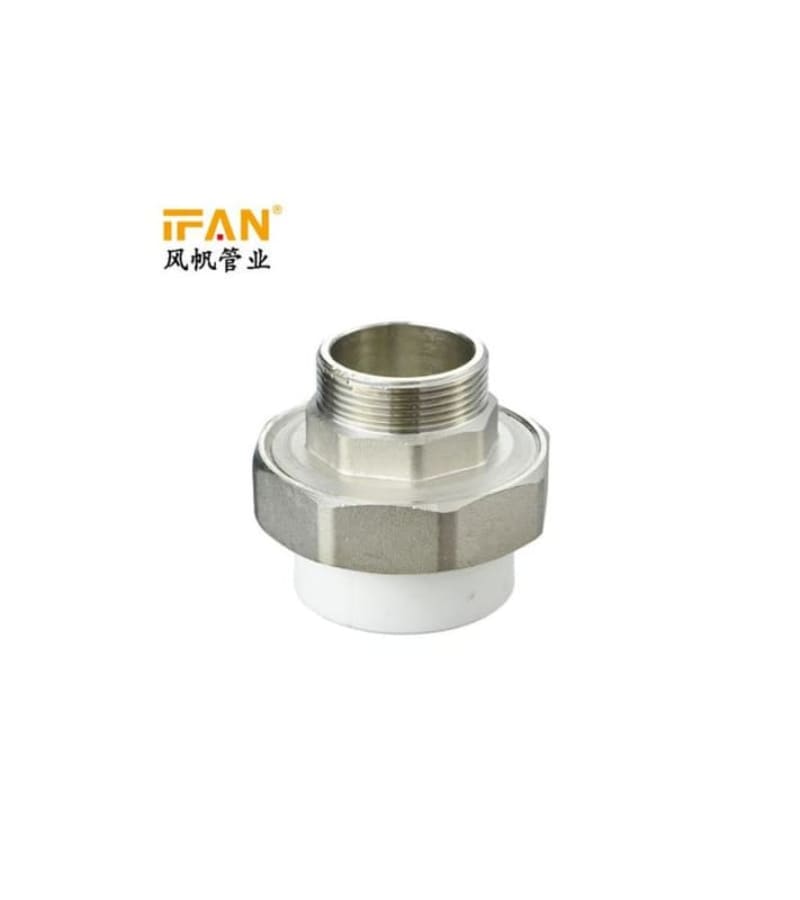 ამერიკანკით BR 20x1/2 გარე ხრახ. თითბ. თეთრი MODUS