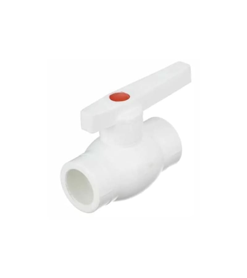 ვინტილი ბურთულა BR 40 მმ თითბ. თეთრი MODUS