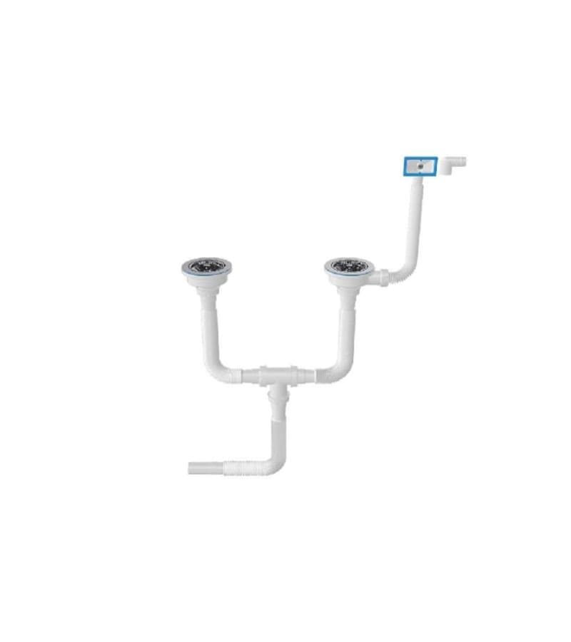 სიფონი ხელსაბანის 2-ნი დიდი (ხორხის) #1286 წყალ.გამსვლ.