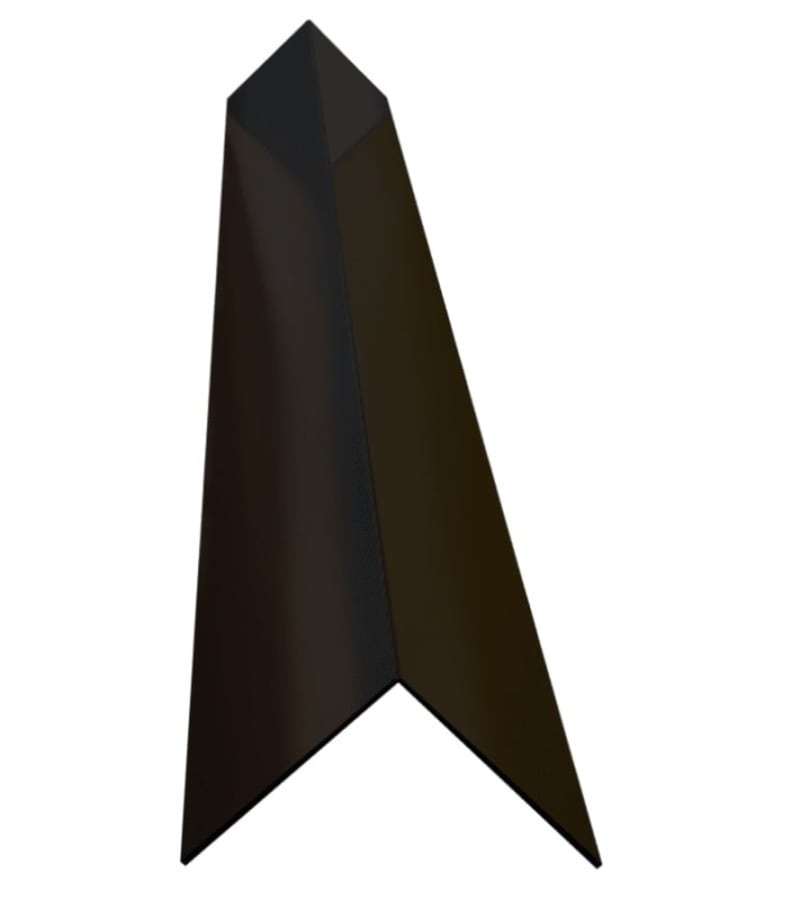 ალუმინის კუთხე 30მმ 2,7მ ფერი. SIYAH მწარ. PROPLAST