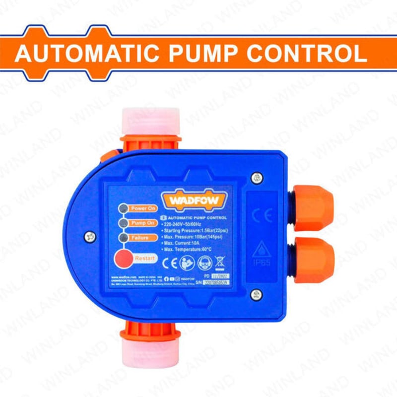 წყლის ტუმბოს მართვის ბლოკი 10A (WPC1A01) WADFOW