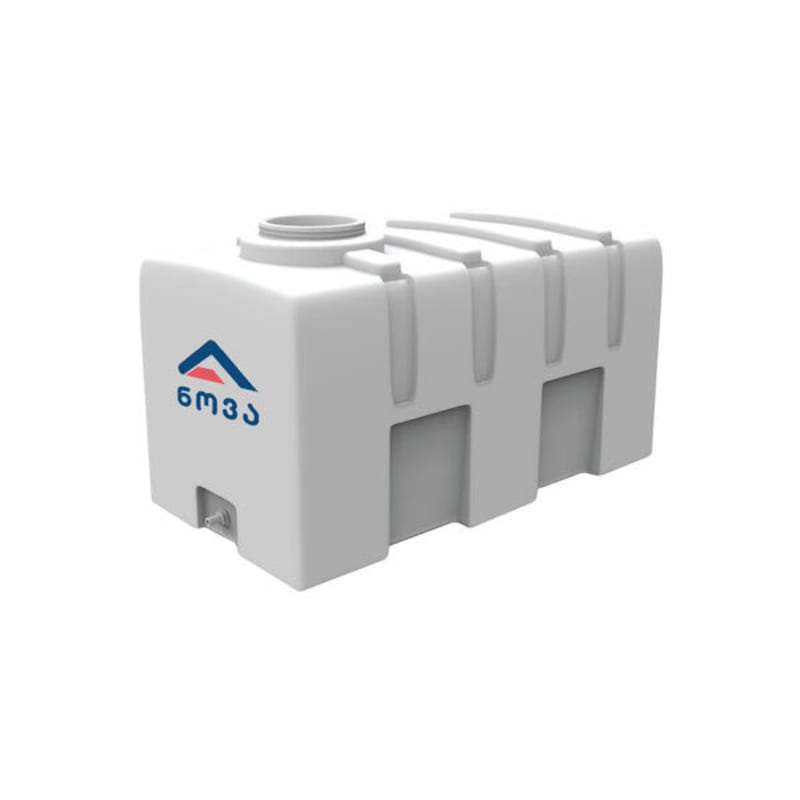 300 ლ ერთშრიანი ნატურალი (თეთრი) პრიზმულ-ჰორიზონტალური ავზი NOVA