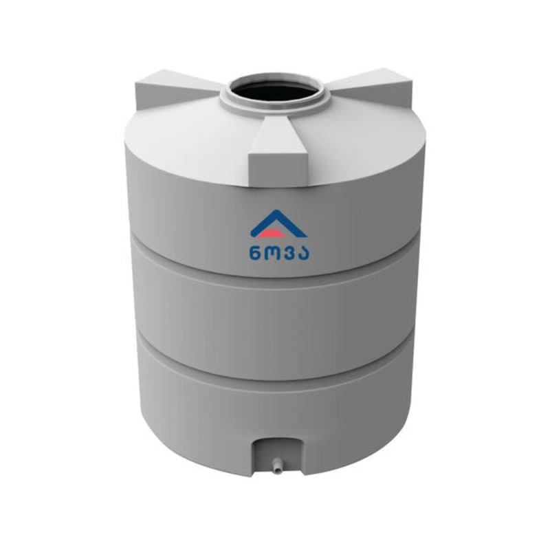 400 ლ ერთშრიანი ნატურალი (თეთრი) ცილინდრულ-ვერტიკალური ავზი NOVA