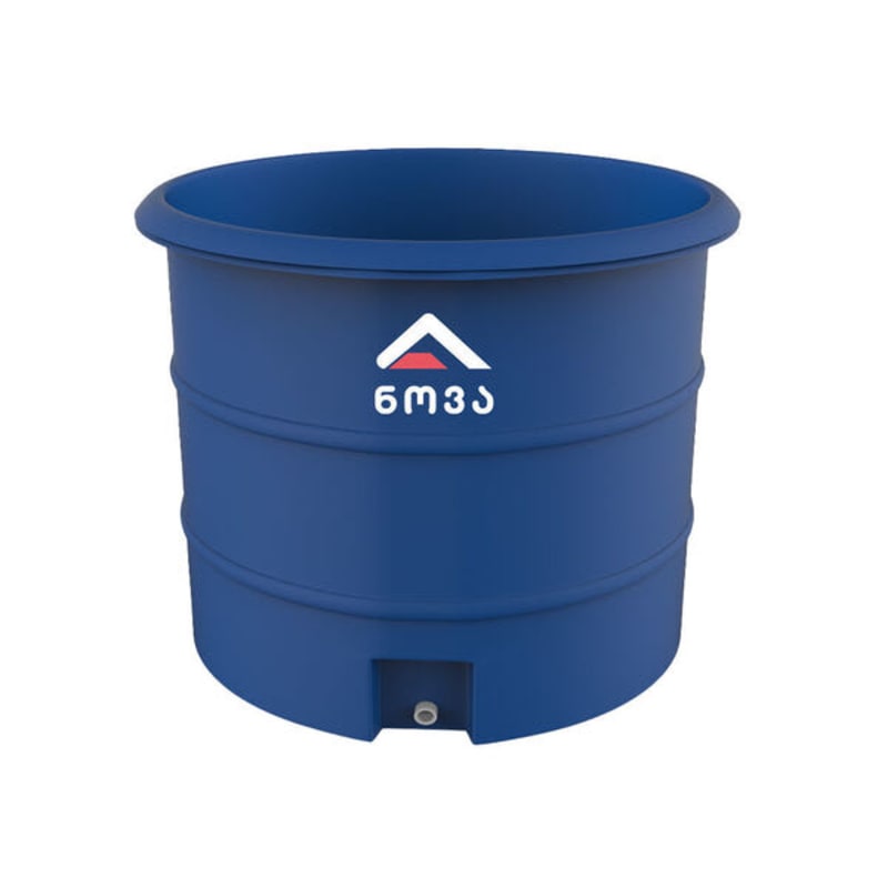 1000 ლ ერთშრიანი ლურჯი ღია ავზი თავსახურით (ჩანი) NOVA