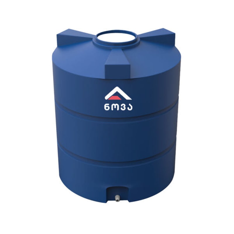 2000 ლ ორშრიანი ლურჯი-თეთრი ცილინდრულ-ვერტიკალური ავზი NOVA