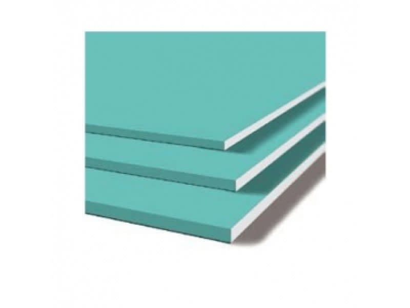 თაბაშირის ფილა ნესტგამძლე - მწვანე 12.5მმ