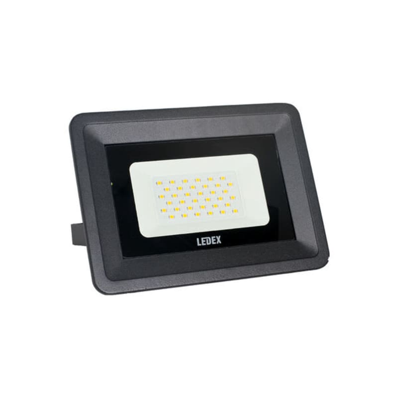 LED პროჟექტორი შავი 30ვტ 3000კ LEDEX IP65