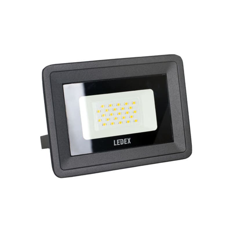 LED პროჟექტორი შავი 20ვტ 3000კ LEDEX IP65