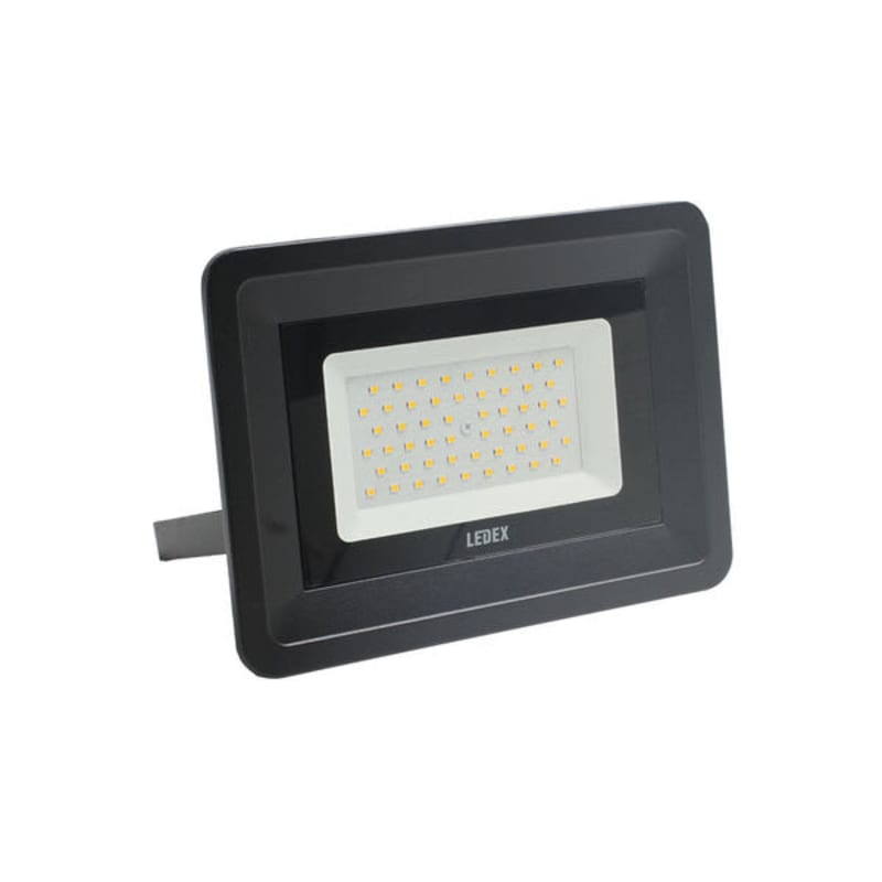 LED პროჟექტორი შავი 50ვტ 3000კ LEDEX IP65