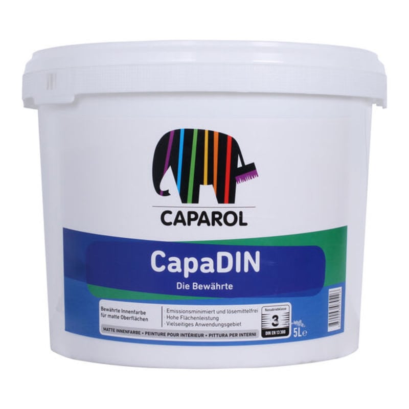 5 ლ ინტერიერის საღებავი CAPAROL Capadin