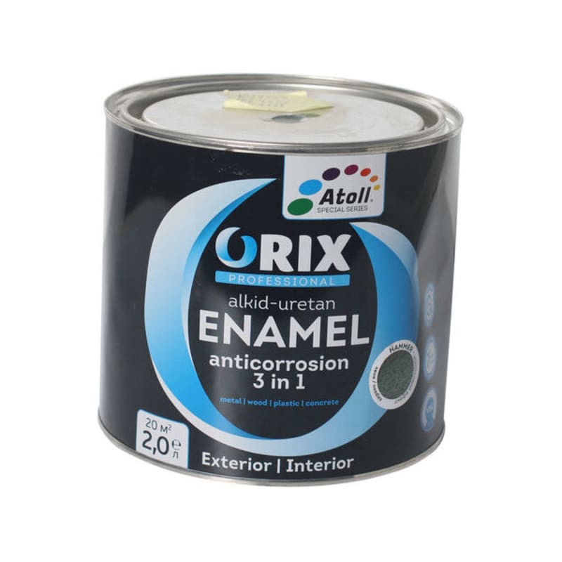 2კგ ანტიკოროზიული საღებავი საფირისფერი ORIX HAMMER