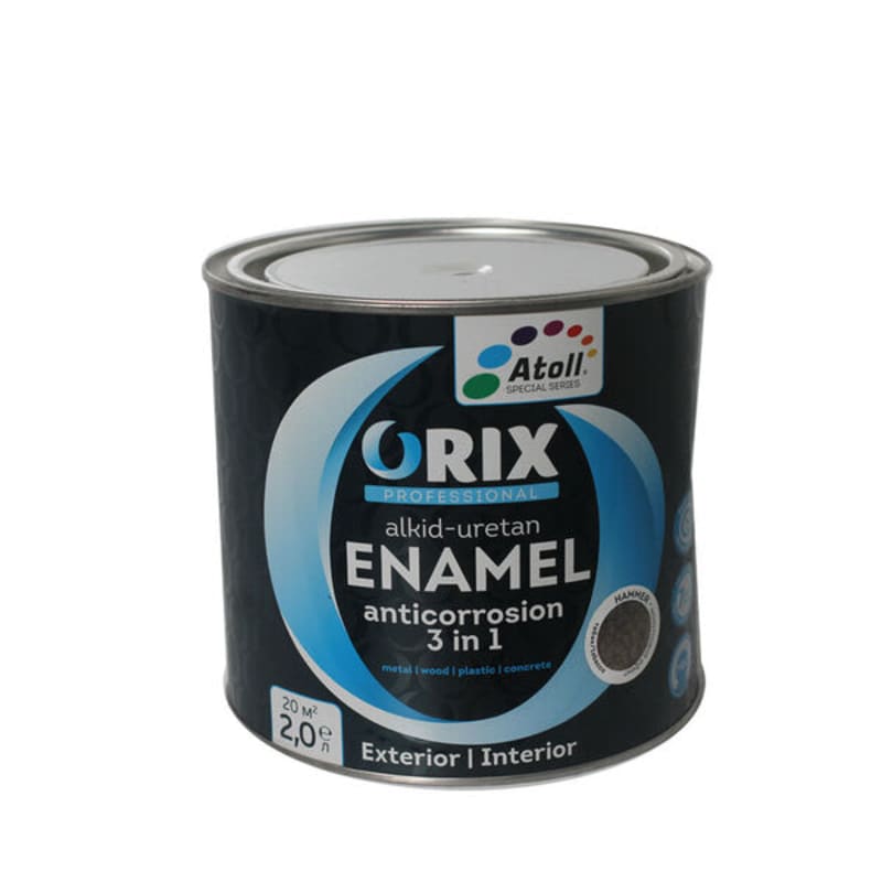 2კგ ანტიკოროზიული საღებავი თამბაქოსფერი ORIX HAMMER