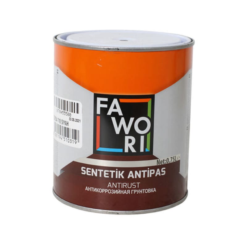 0,75ლ ანტიკოროზიული საღებავი FWR ANT.S02054 718 SIYAH 0.75LT