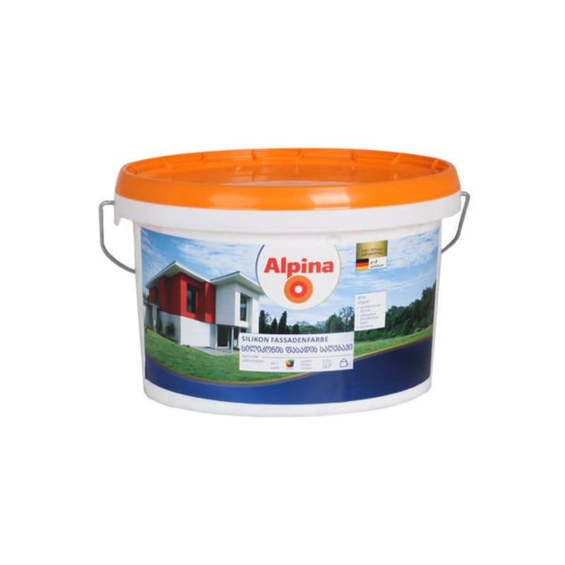 2.5ლ ფასადის სილიკონის საღებავი ALPINA ბ1