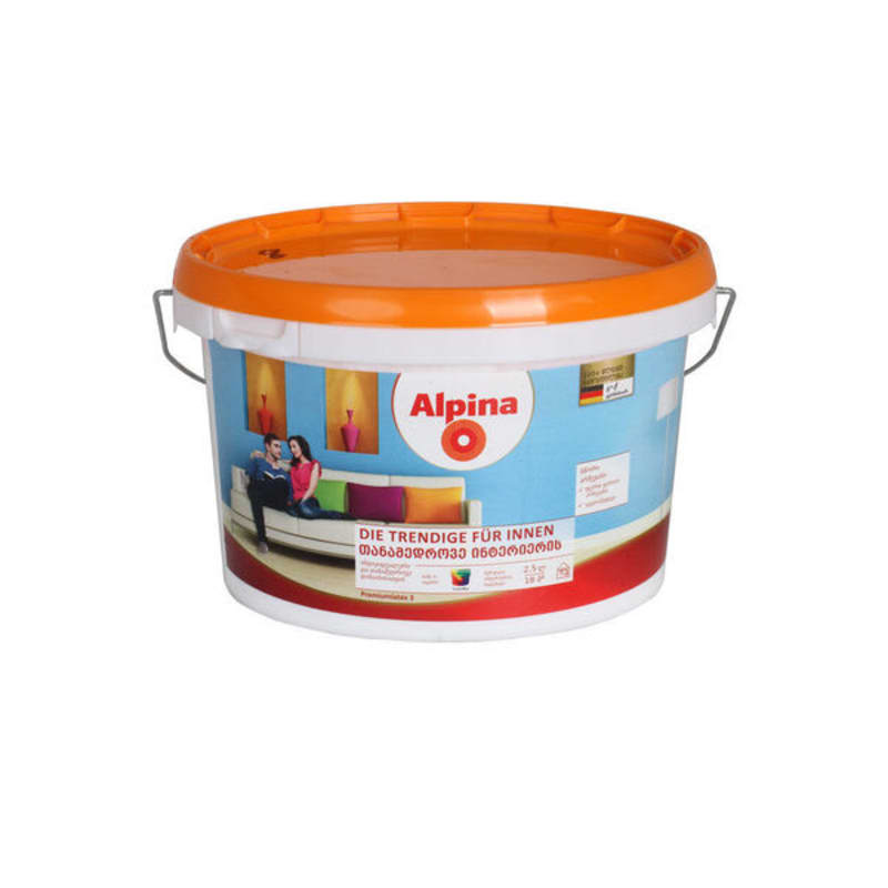 15 ლ საღებავი თანამედროვე ინტერიერის ALPINA ბ1