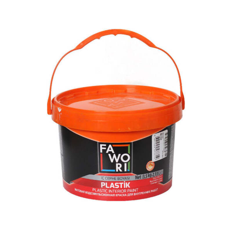 10კგ საღებავი თეთრი FAWORI PLASTIC PAINT