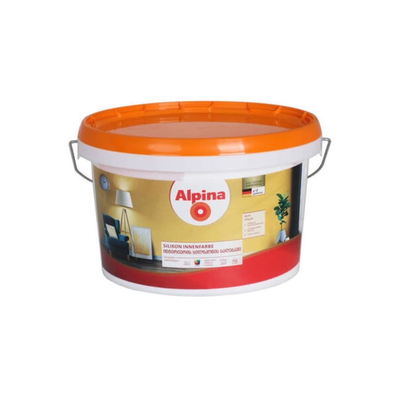 2.5 ლ ინტერიერის სილიკონის საღებავი ALPINA ბ1