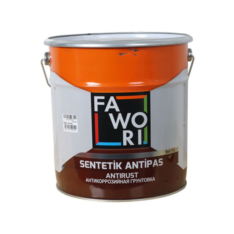 15ლ ნაცრისფერი ანტიკოროზიული საღებავი FAWORI ANTIRUST GRAY 15LT
