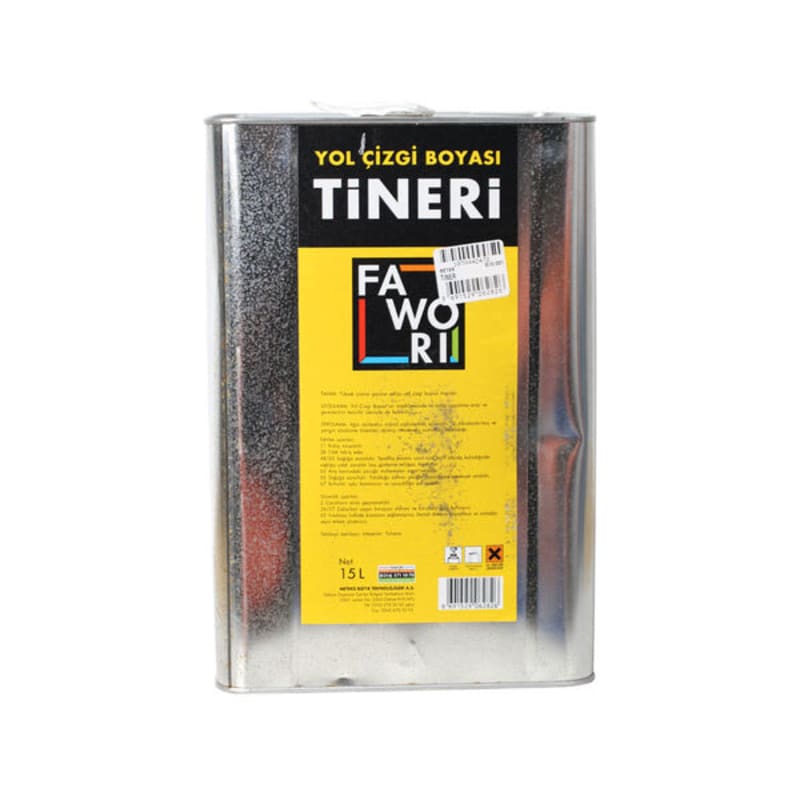 15 ლ გზის საღებავის გამხსნელი FWR YOL Ç.B.TİNERİ 15LT