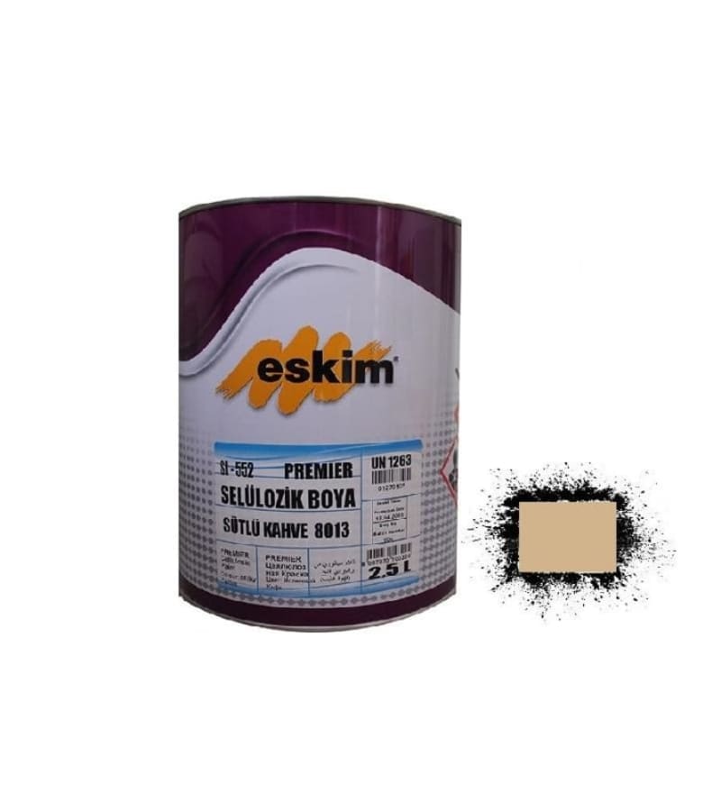 საღებავი Eskim Cellulozik Paint (8013) ღია ყავისფერი  0.75ლტ