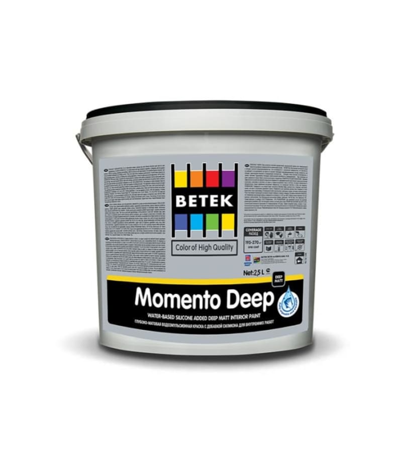 საღებავი BETEK MOMENTO DEEP RG 2 2.5ლტ