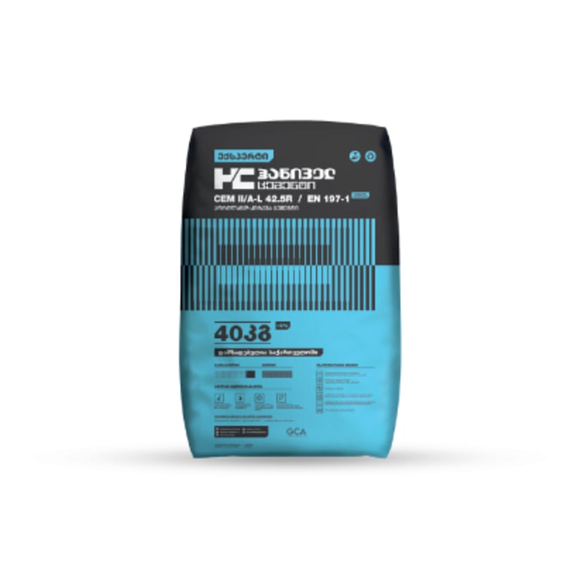 ჰეიდელბერგ ცემენტი :CEM II A-P 42.5R 40კგ შ/პალეტით (500)