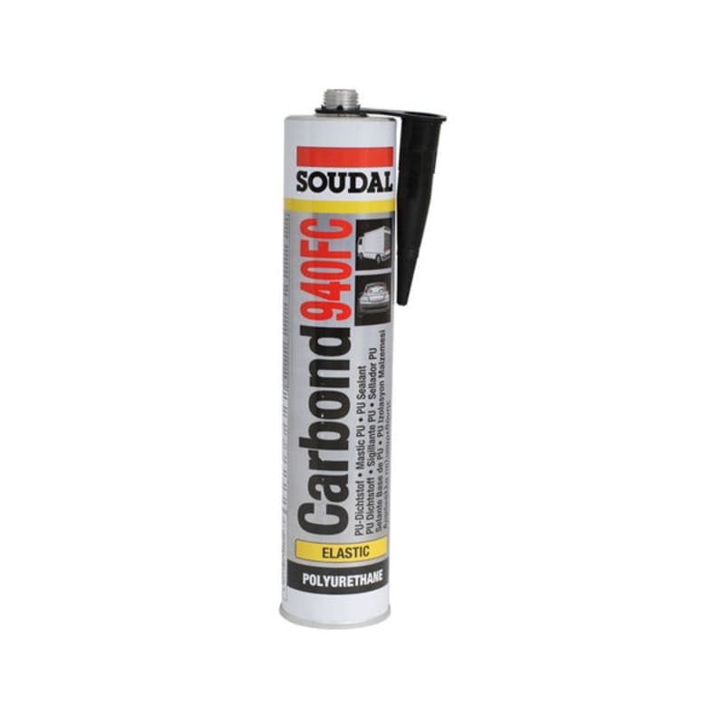წებო ჰერმეტიკი შავი 0.28ლ SOUDAL 940 FC