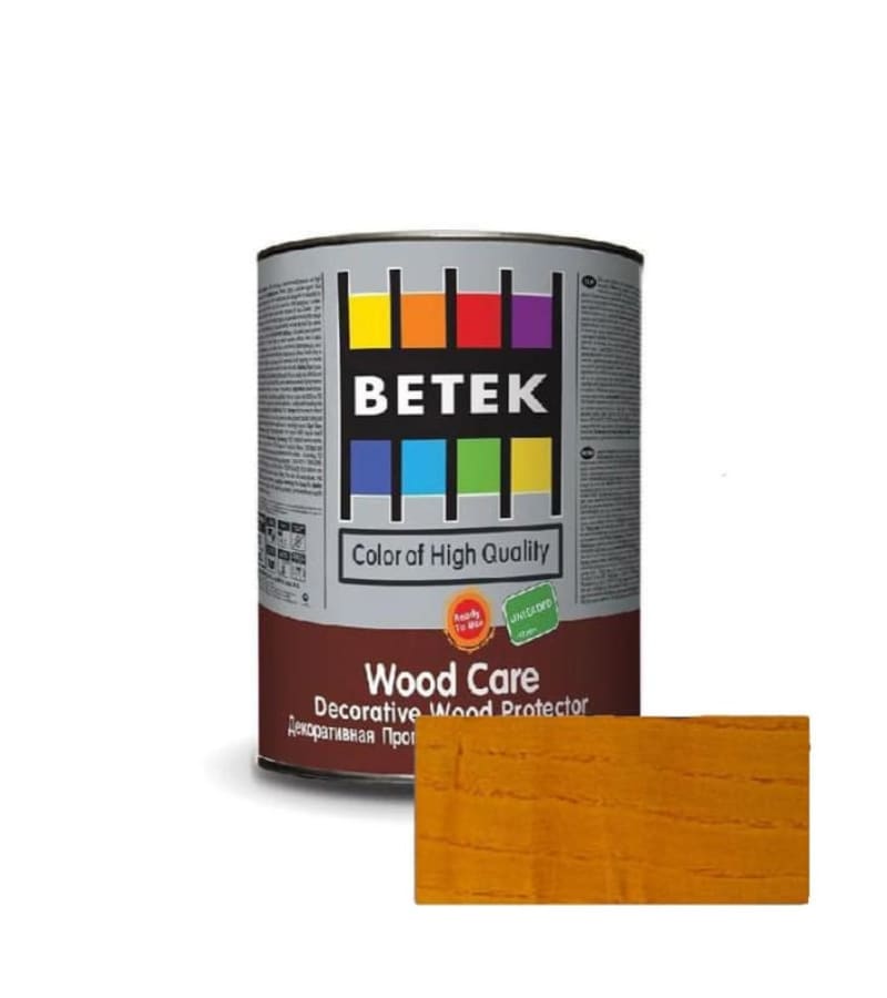 ლაქი Betek Wood Care 2.5ლტ #1008 Yellow Oak