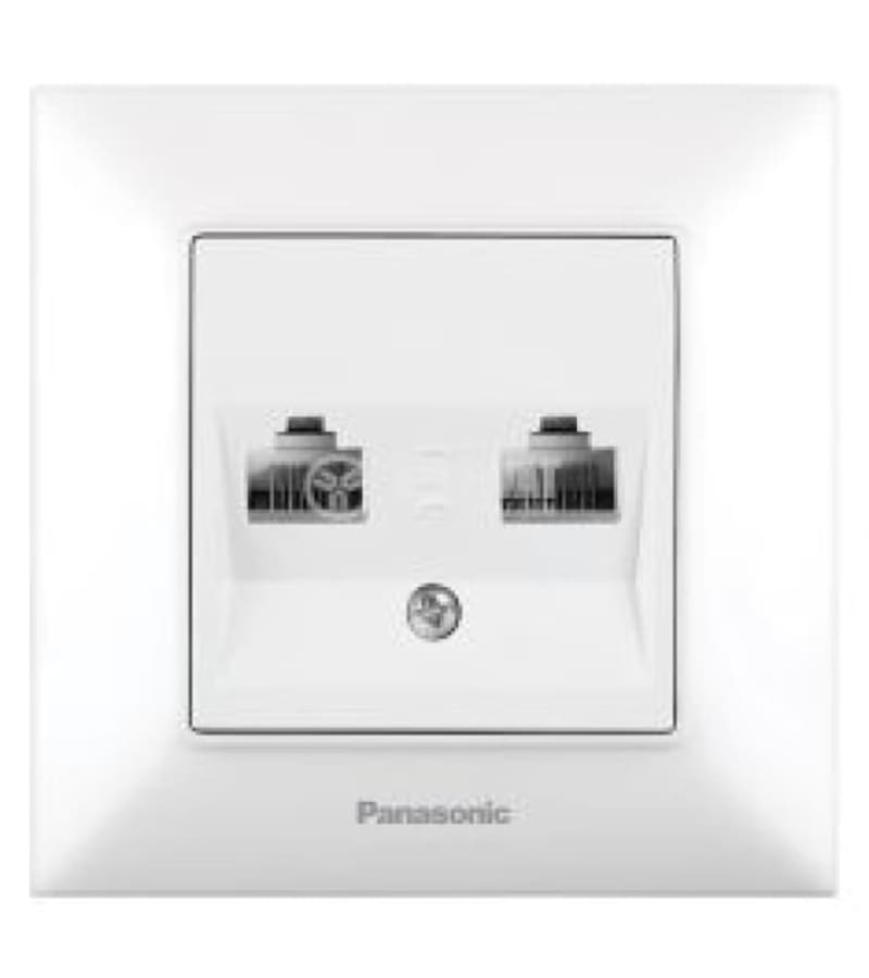 როზეტი PANASONIC ARKEDIA SLIM კომპ. 2-ნი IKILI
