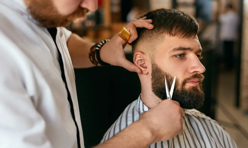 Haircut & beard styling Haircut & beard styling