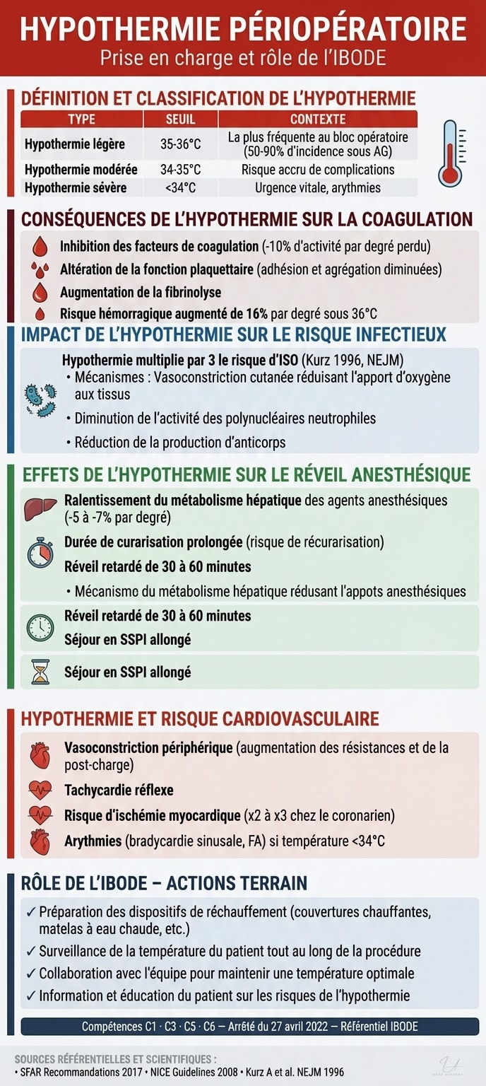 Infographie — Introduction et Définitions de l'hypothermie périopératoire
