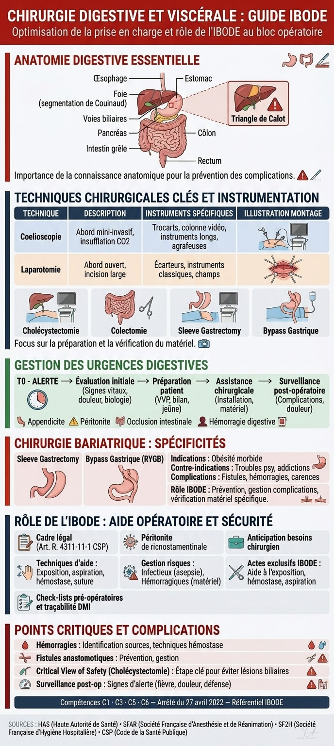 Infographie — Module Chirurgie Digestive et Viscérale