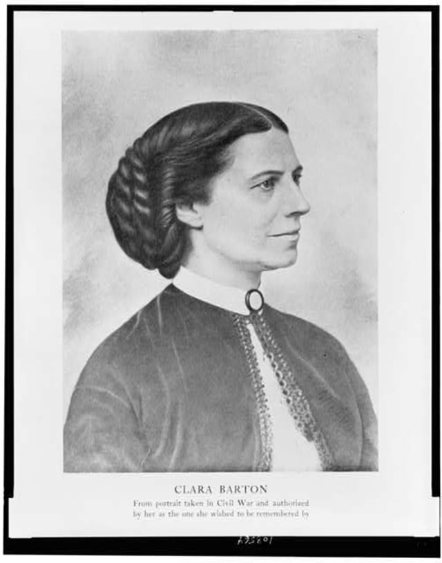 Portrait illustre de Clara Barton